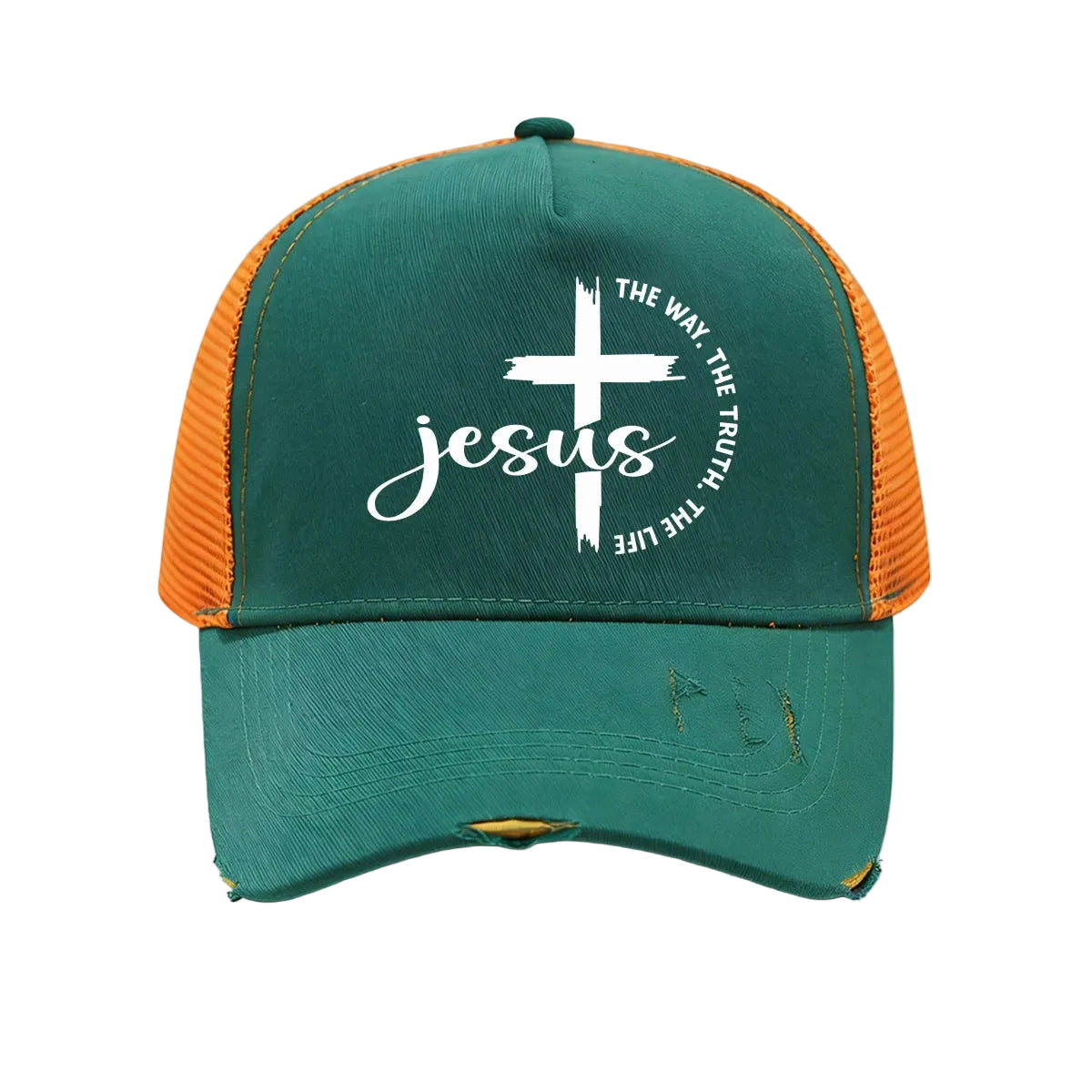 Christian Cross Trucker Hat