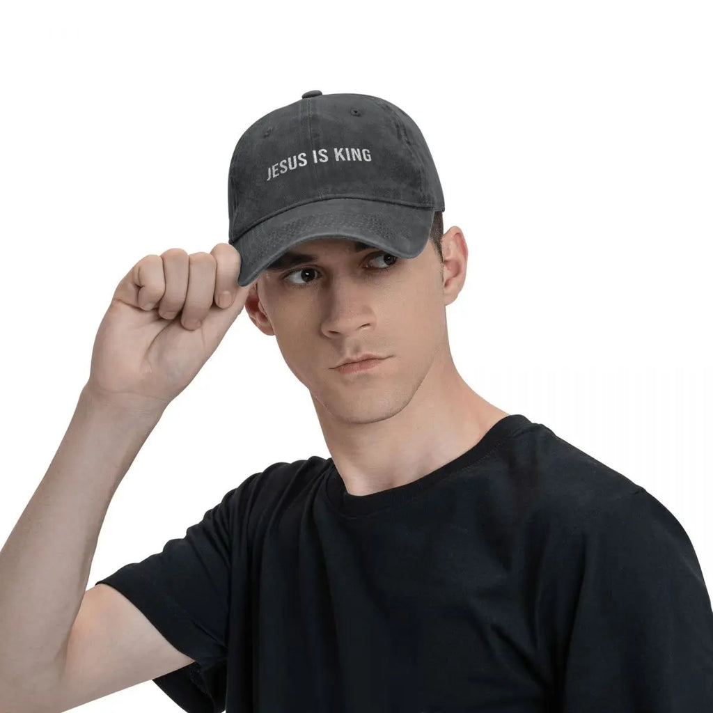 King Jesus Cross Cap