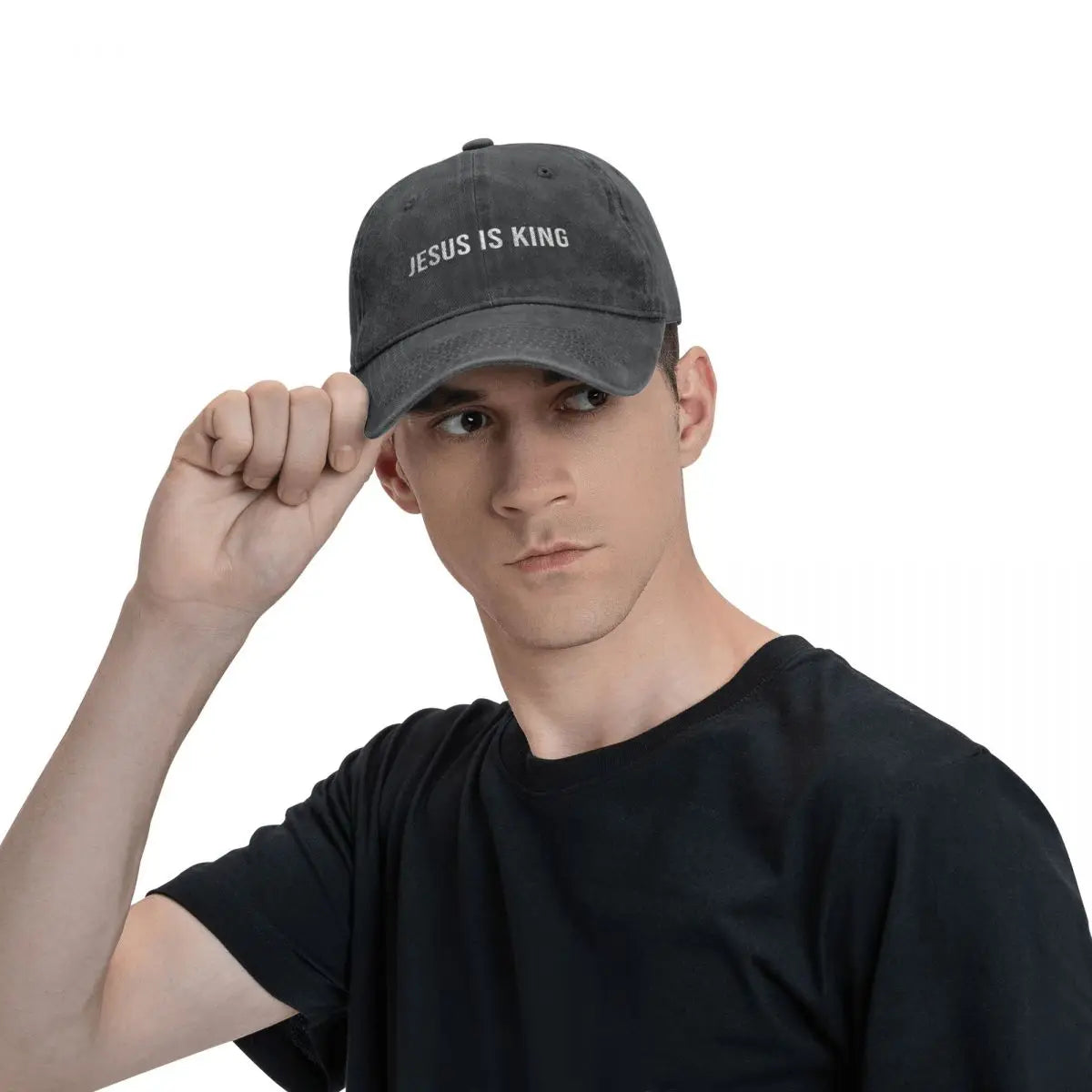 King Jesus Cross Cap