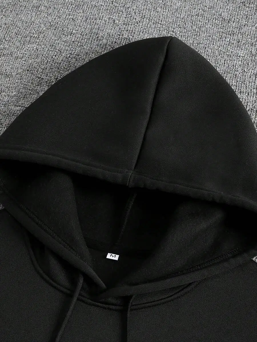 God Letter Print Hoodie