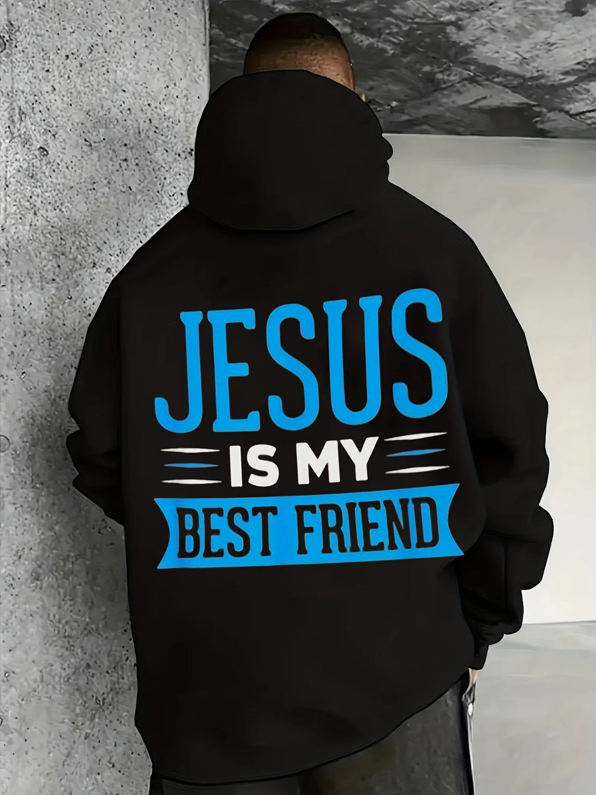 Christian Faith Lettering Hoodie