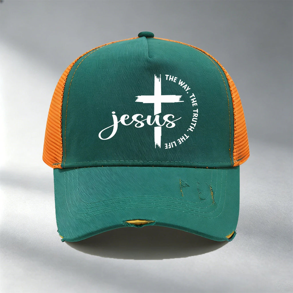 Christian Cross Trucker Hat