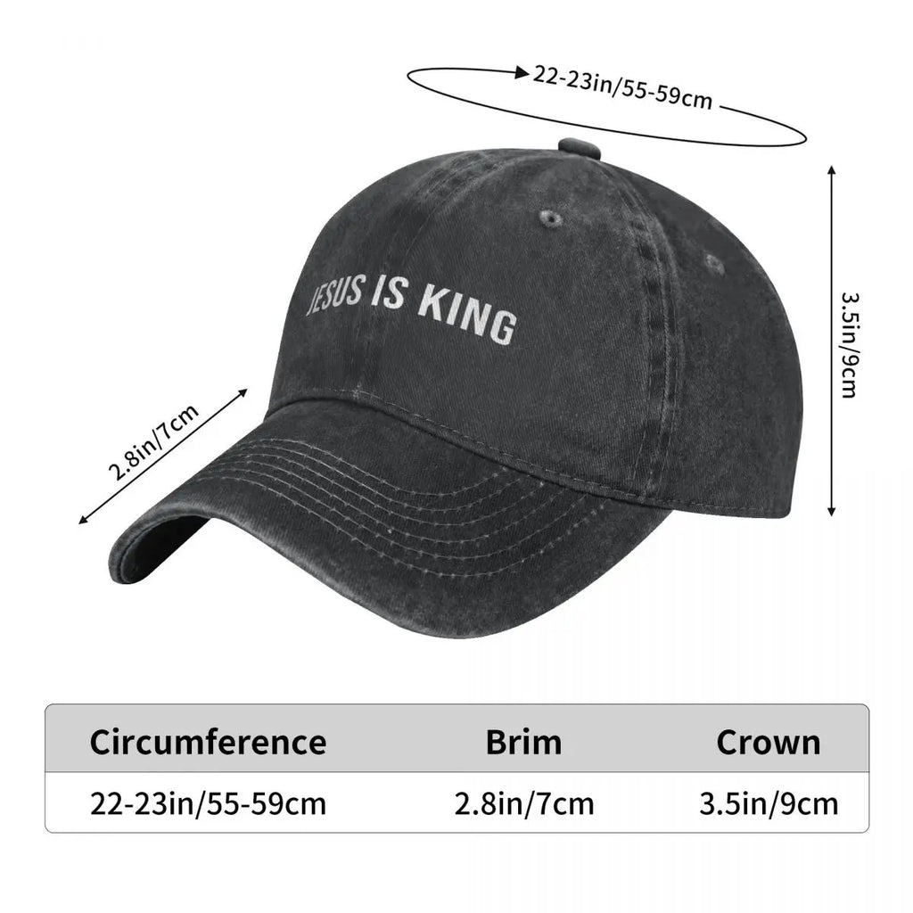 King Jesus Cross Cap